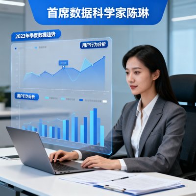 首席数据科学家陈琳，分析图表